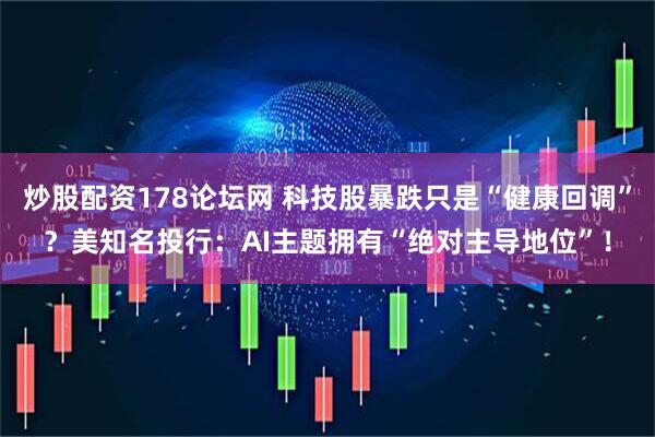 炒股配资178论坛网 科技股暴跌只是“健康回调”？美知名投行：AI主题拥有“绝对主导地位”！